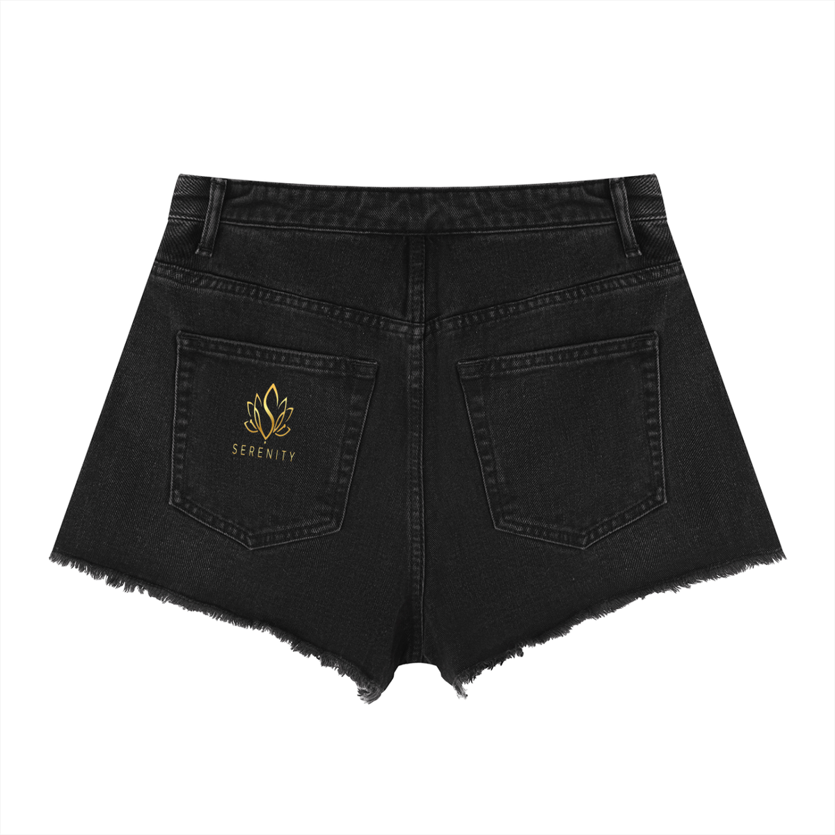 Women’s Vintage Wash High Rise Denim Shorts