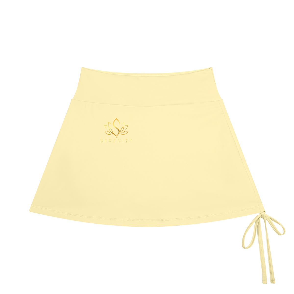 Women's Drawstring A-Line Yoga Skort