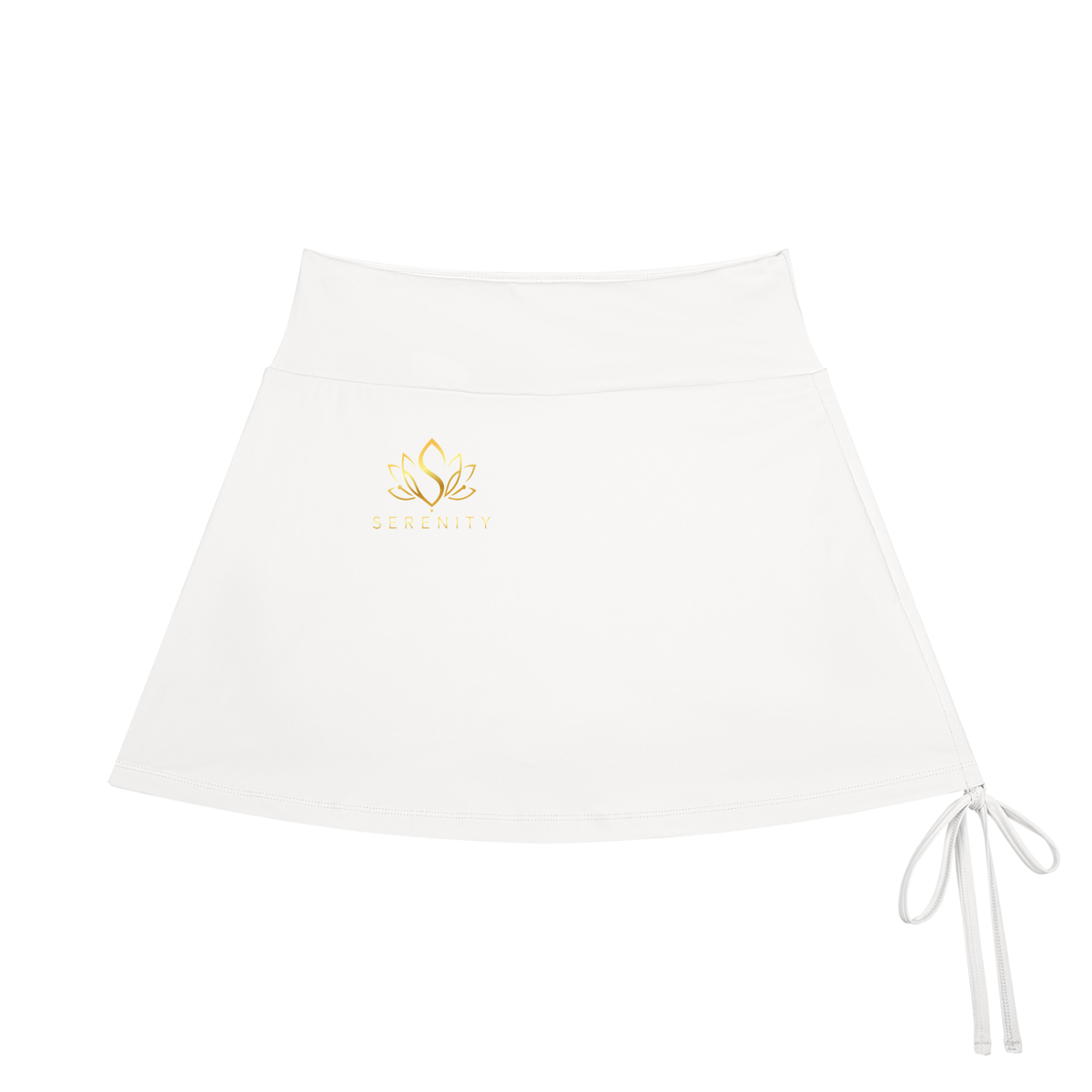 Women's Drawstring A-Line Yoga Skort