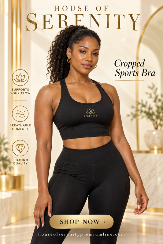 Women's Cropped Sports Bra