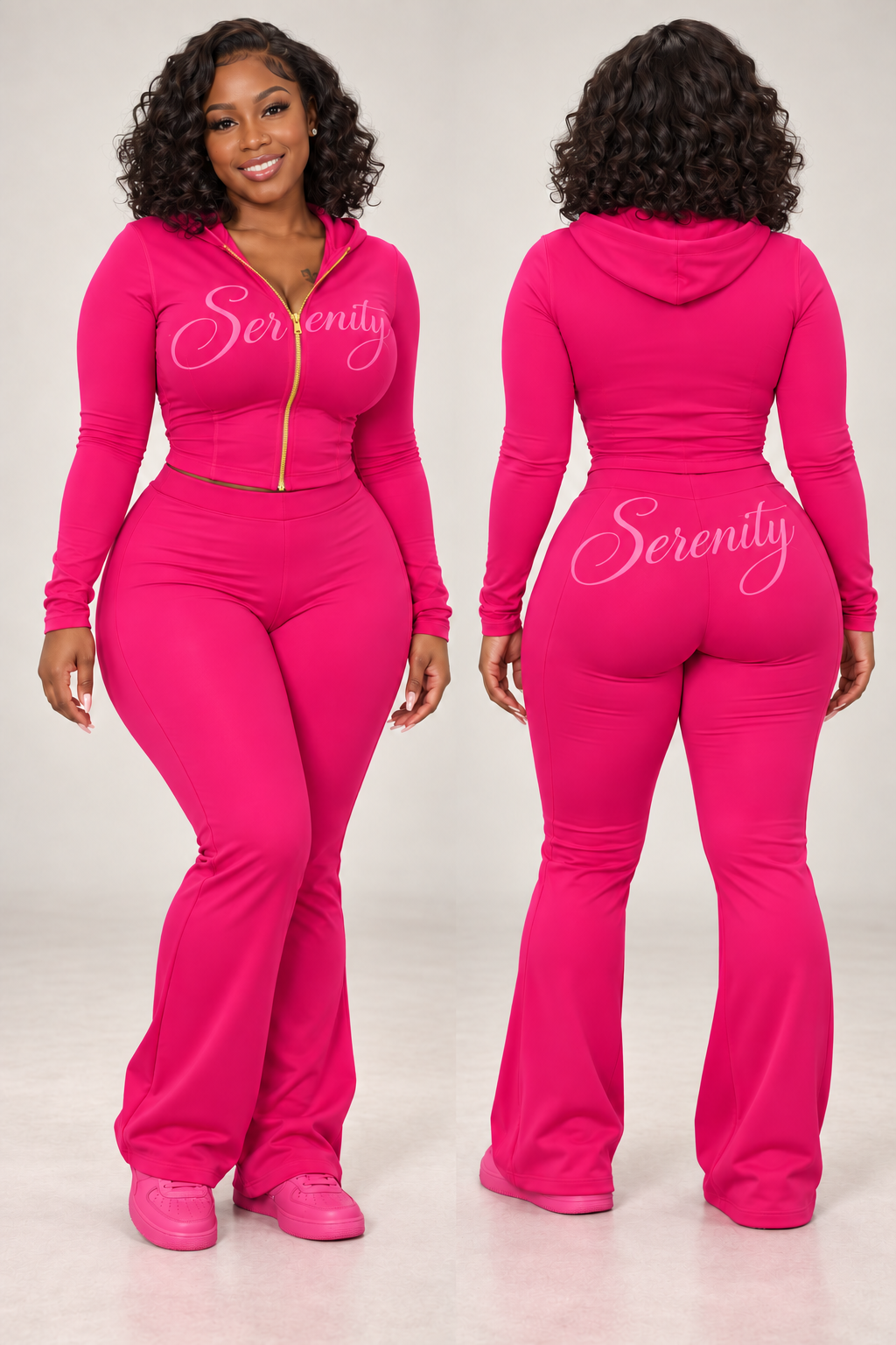 serenity signature pink two-piece set. coming soon