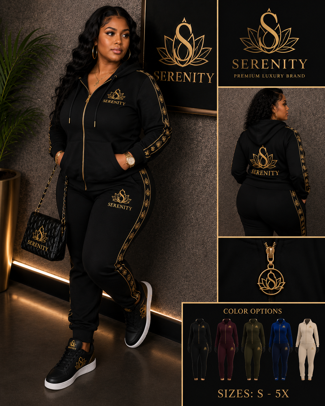 house of serenity black tracksuit-coming soon