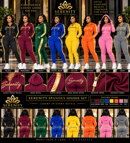 house of serenity two piece top level tracksuit coming soon