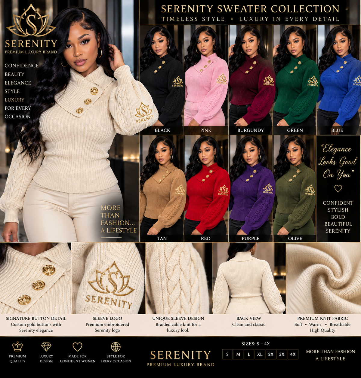 discover the house of serenity sweater collection,