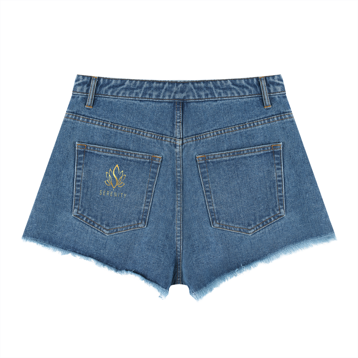 Women’s Vintage Wash High Rise Denim Shorts