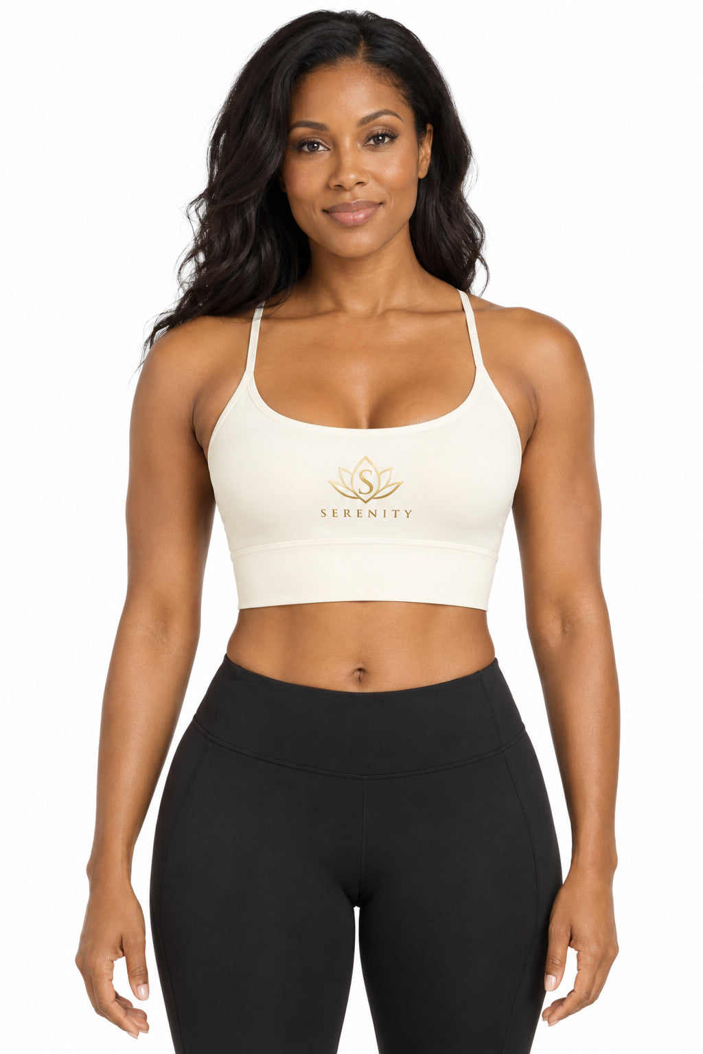 Spaghetti Strap Yoga Sports Bra