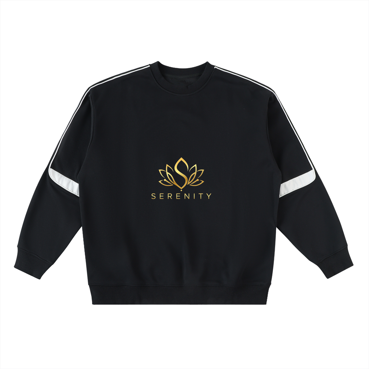 Oversized Crewneck Taped Sweatshirt